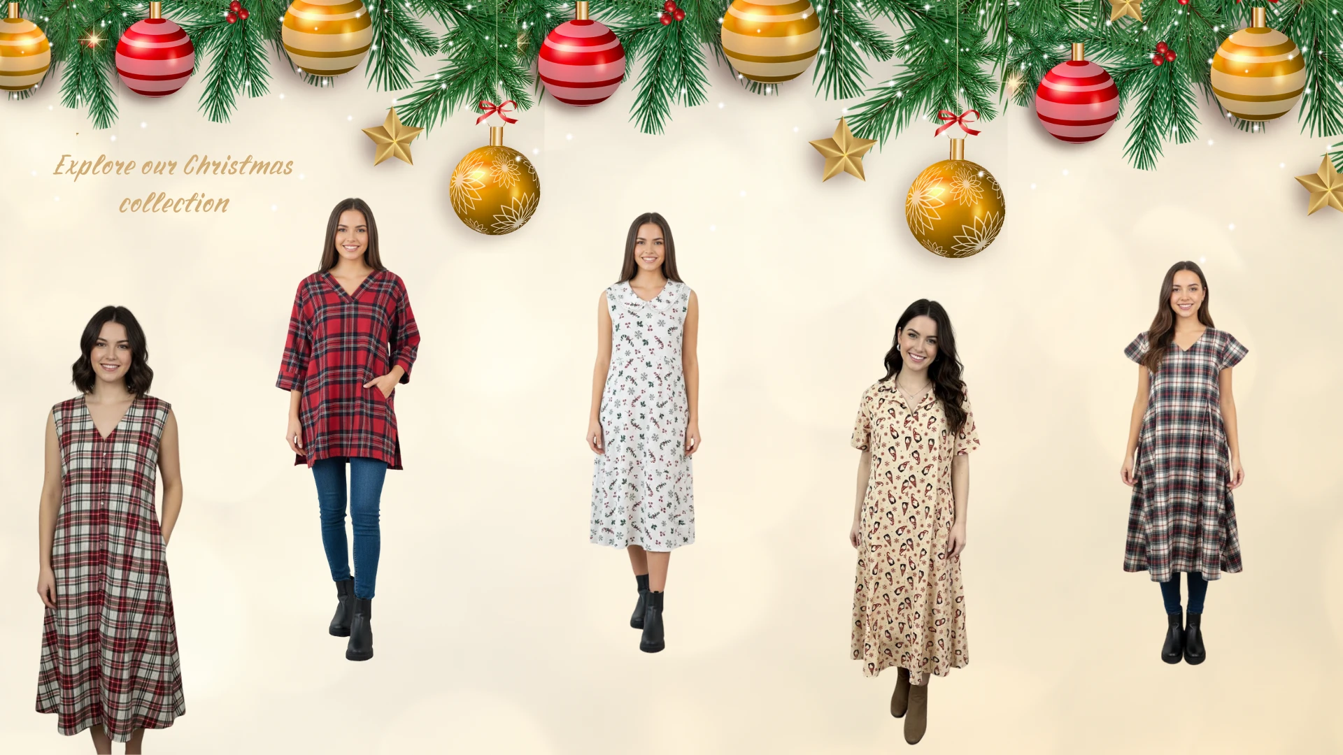 Gold Classy Border Christmas Campaign Slide Presentation